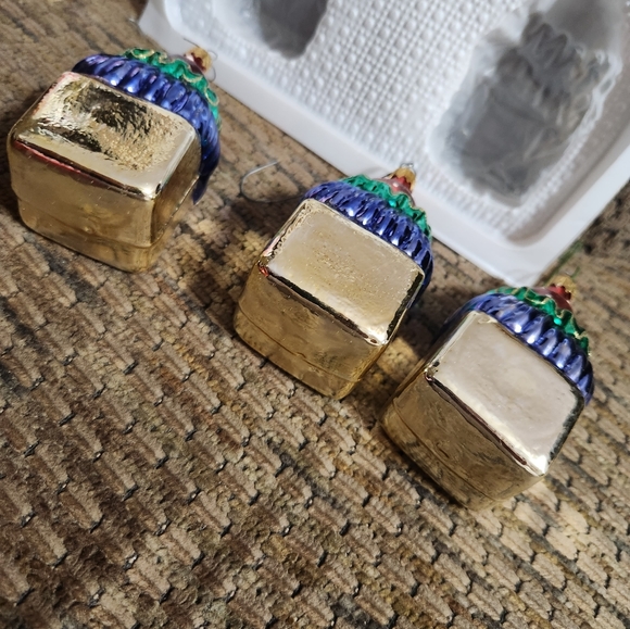 Vintage Holiday Time Doll Gift Glass Ornaments Handcrafted Glass Beautiful Clean - Picture 6 of 8